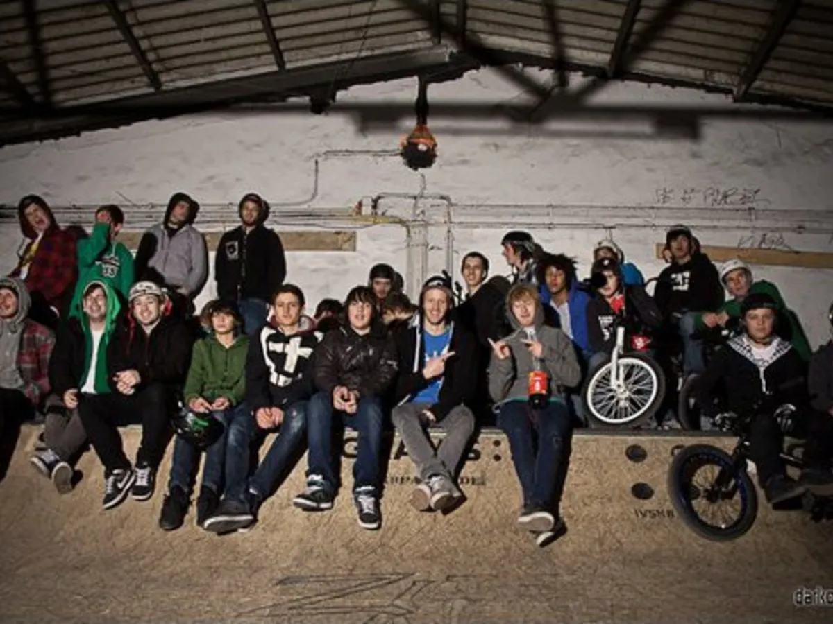 The first BMX day at the Boost skate hall, 16 December 2010 (photo: Soulbiker)