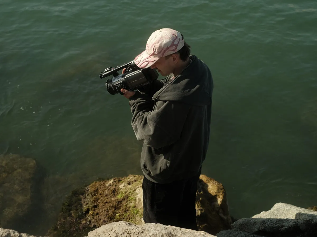 Jan Bisanz behind the camera