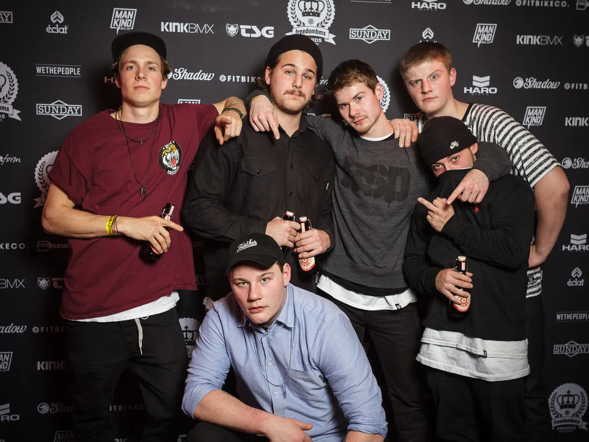 Die neue Schule an der Fotowand der freedombmx Awards 2016