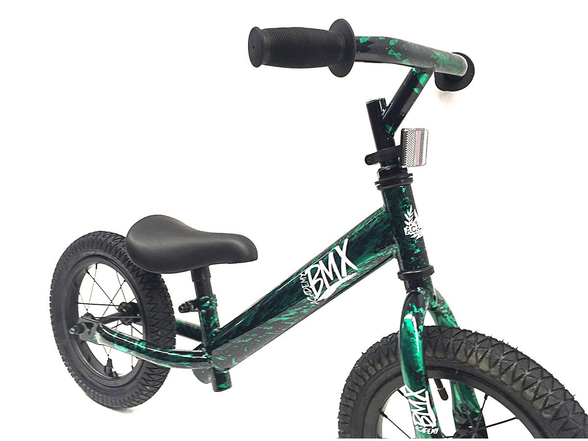 Academy BMX "Balance" 2018 BMX Balance Bike 12 Inch Green Storm