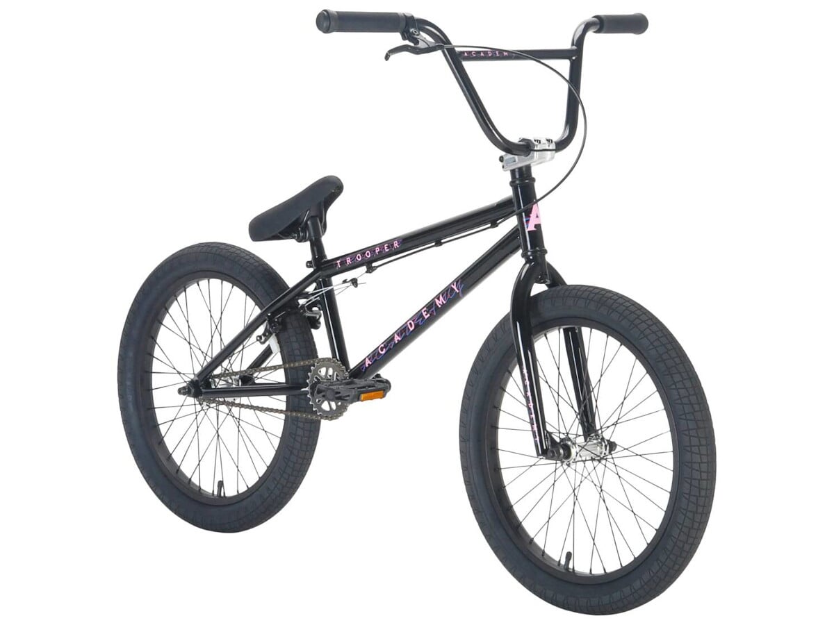 Academy BMX "Trooper" 2021 BMX Rad Gloss Black / Polished kunstform