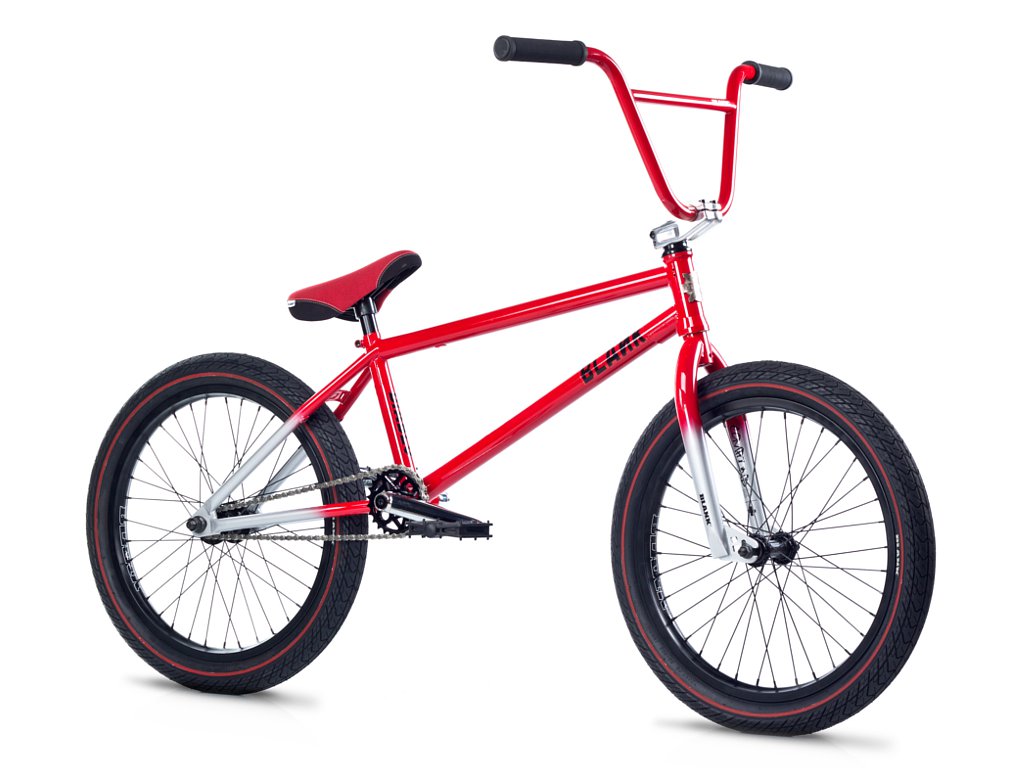 BLANK Bikes "Diablo" 2016 BMX Bike Gloss Two Tone Red kunstform BMX