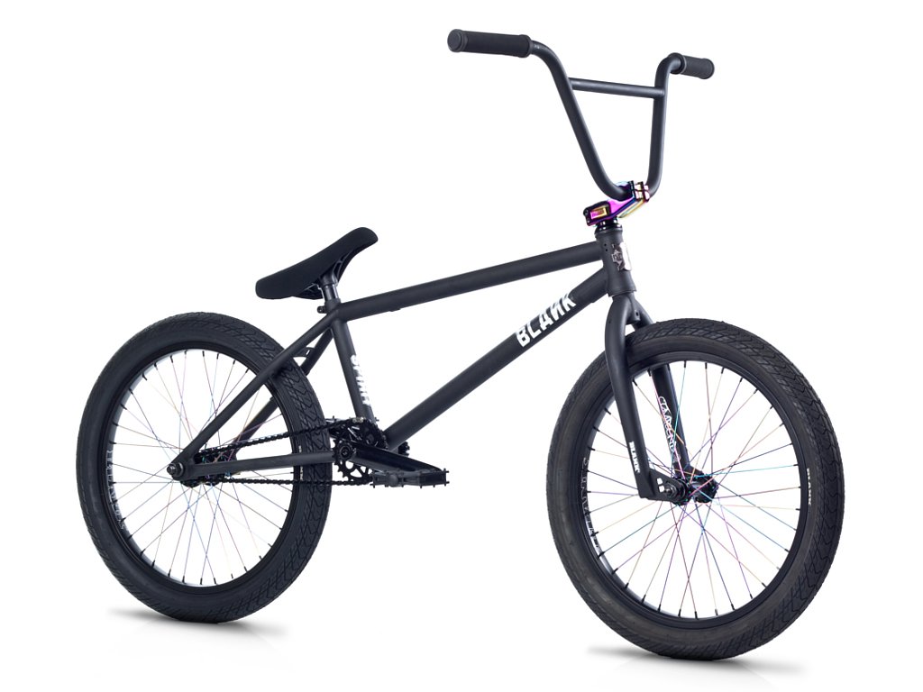 BLANK Bikes "Spirit" 2016 BMX Rad Matte Black / Rainbow kunstform BMX Shop & Mailorder