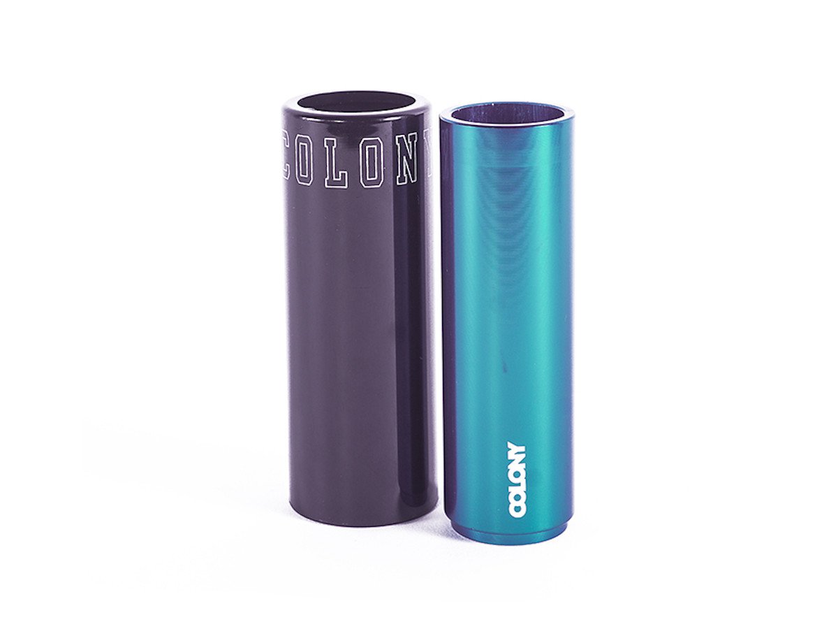 blue bmx pegs