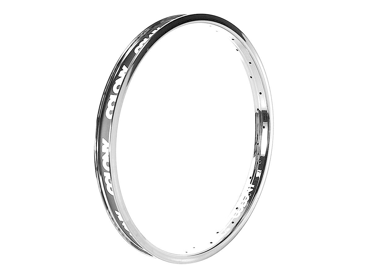 chrome bmx rims