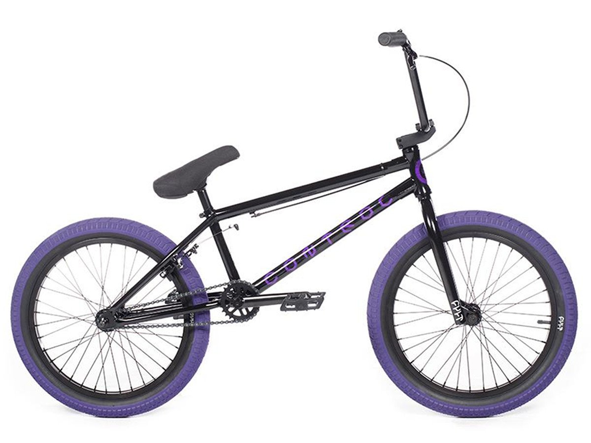 Cult "Control A" 2018 BMX Bike Black/Purple kunstform BMX Shop