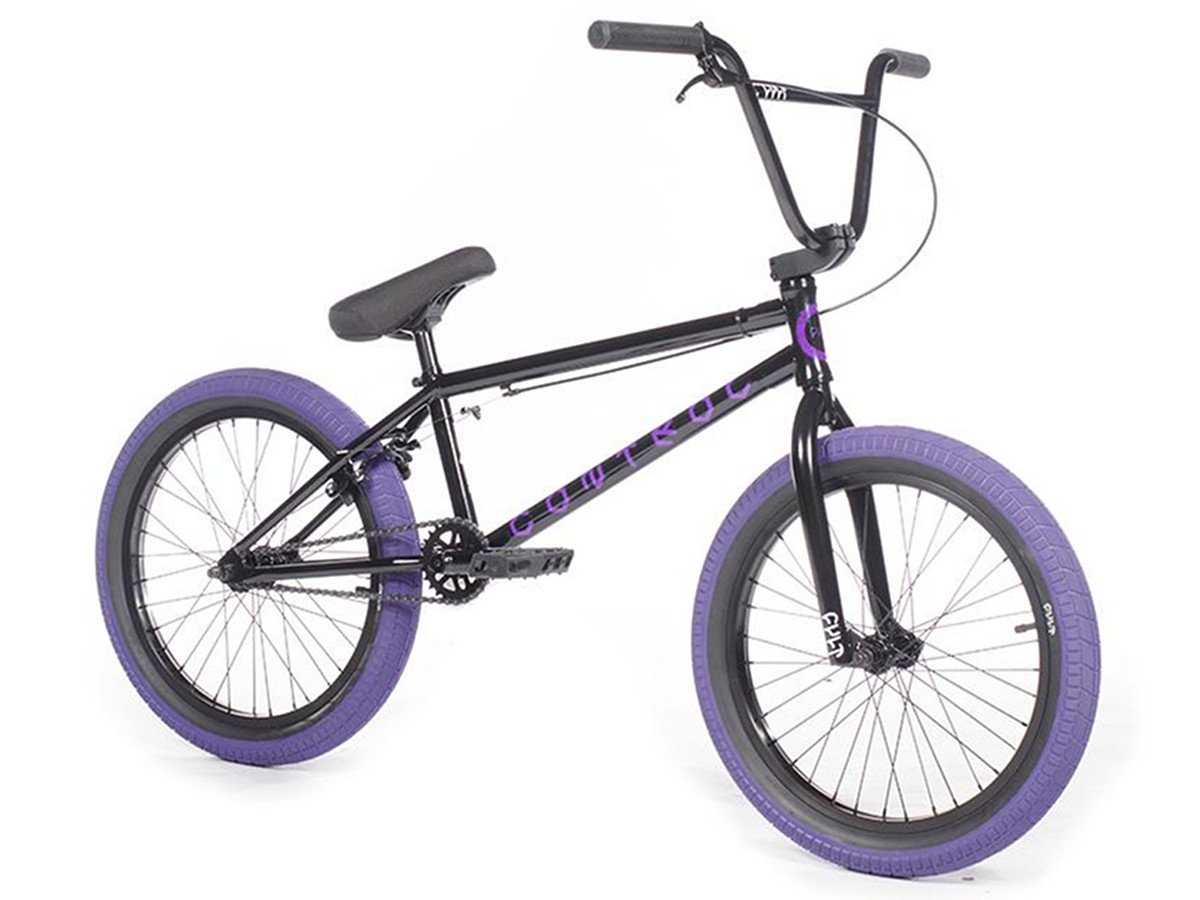 Cult "Control A" 2018 BMX Bike Black/Purple kunstform BMX Shop