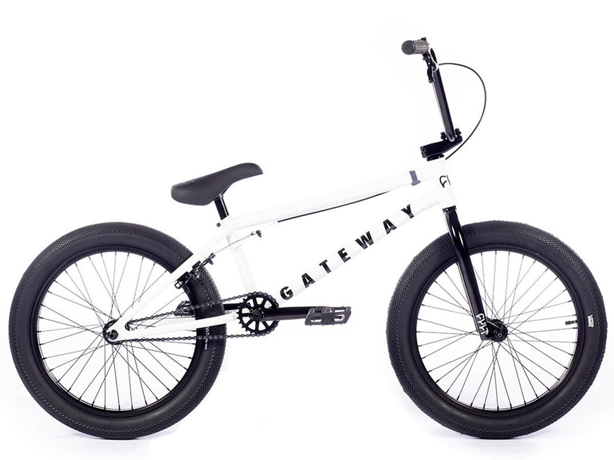 all white bmx bike