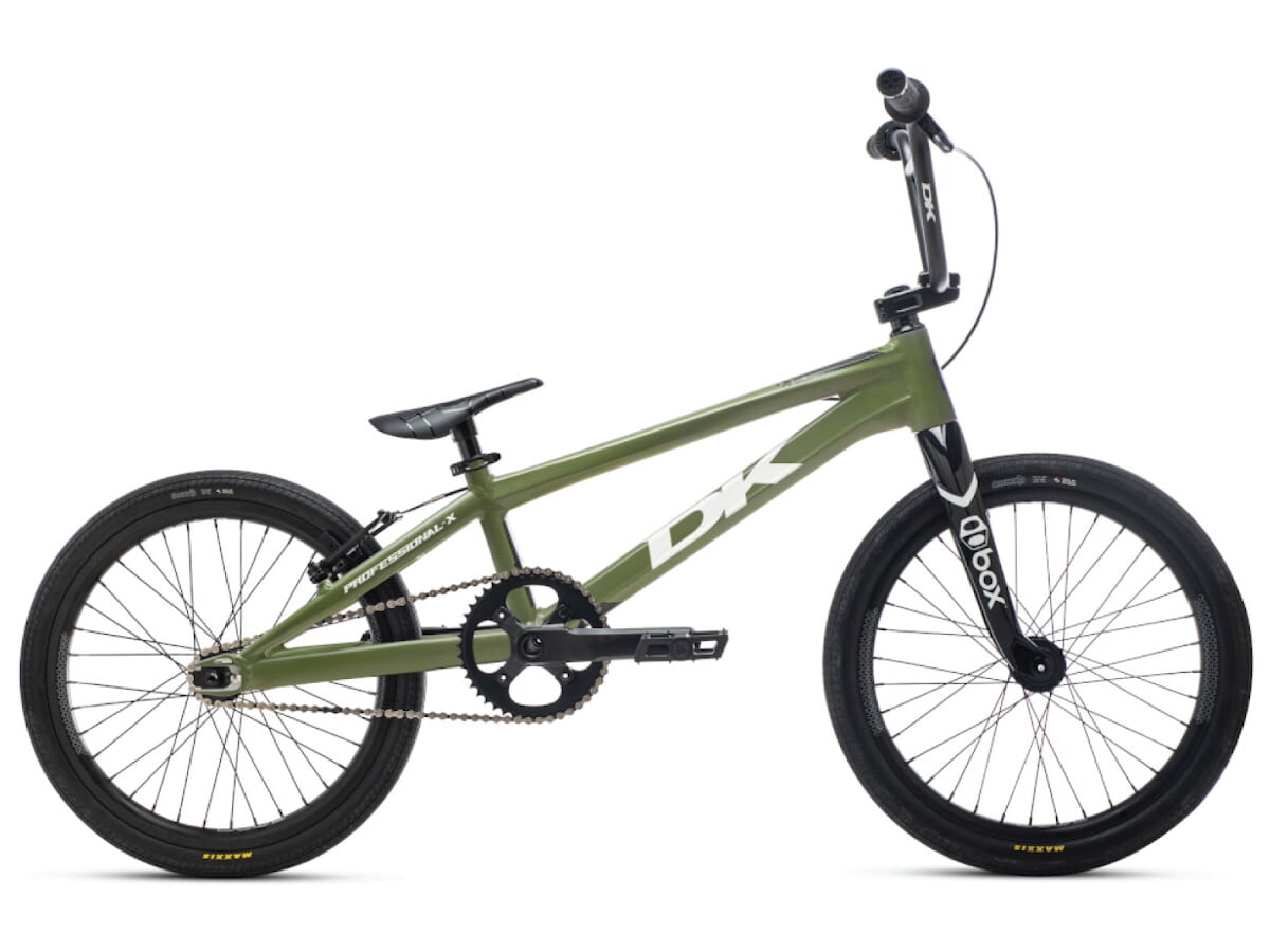 "Professional Pro XL" 2022 BMX Race Bike - Olive | kunstform BMX Shop & Mailorder - worldwide shipping
