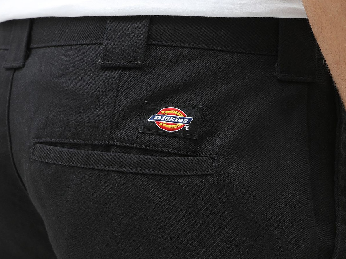 black slim fit work pants