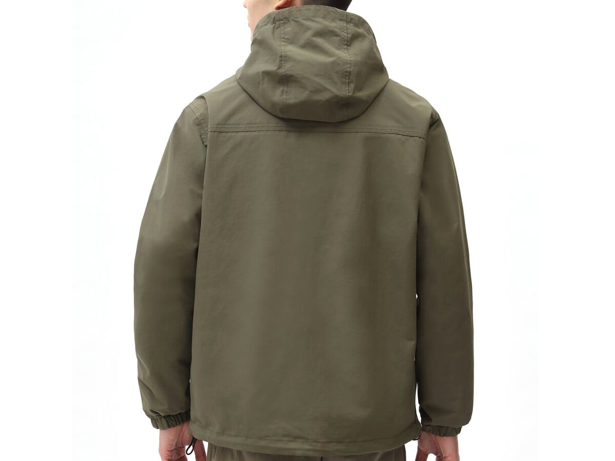 anorak jacket olive green
