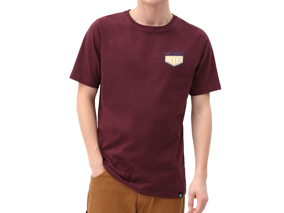 burgundy dickies shirt