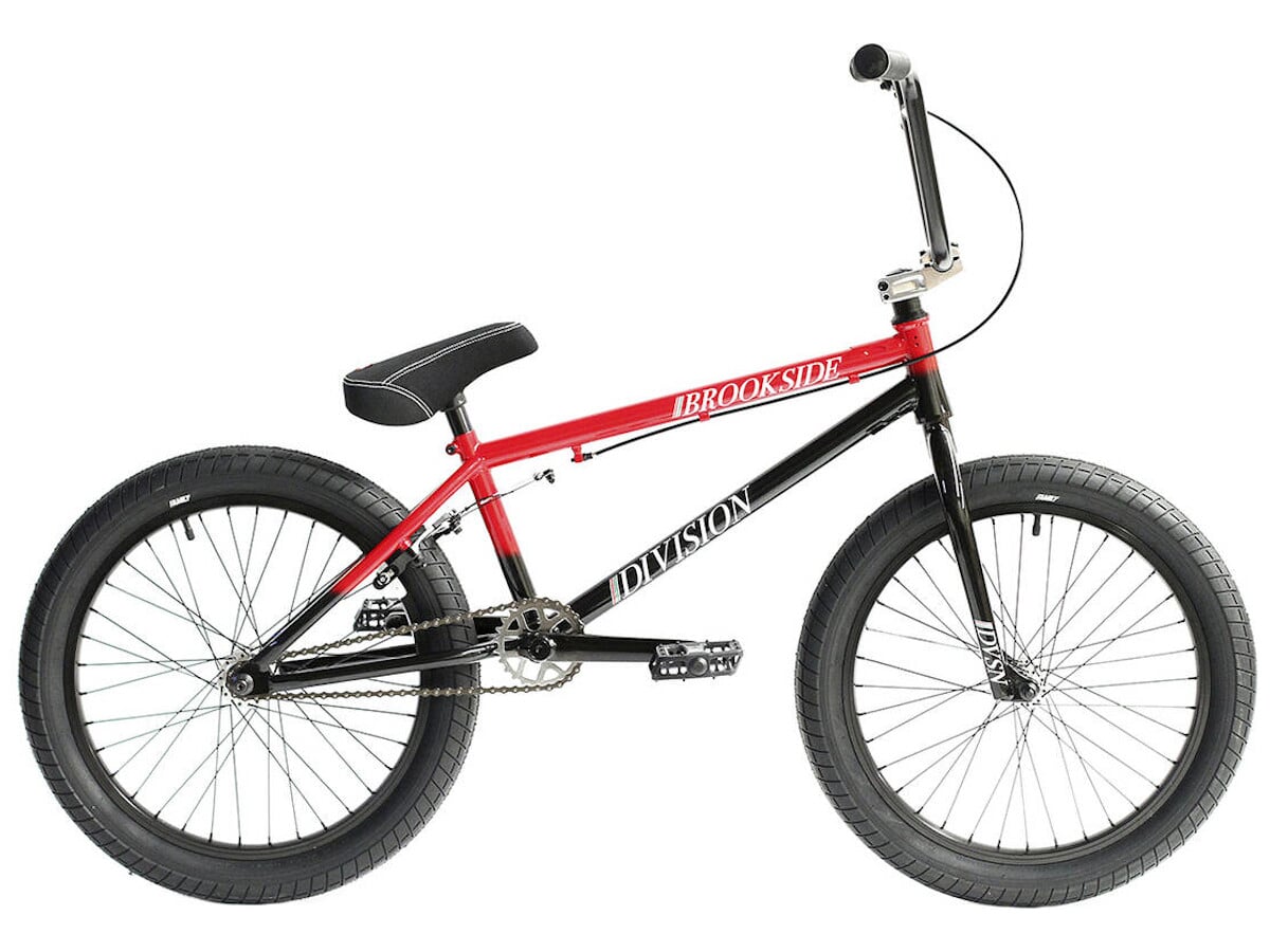 galblaas Converteren Huis Division BMX "Brookside" 2021 BMX Bike - Black / Red | kunstform BMX Shop &  Mailorder - worldwide shipping