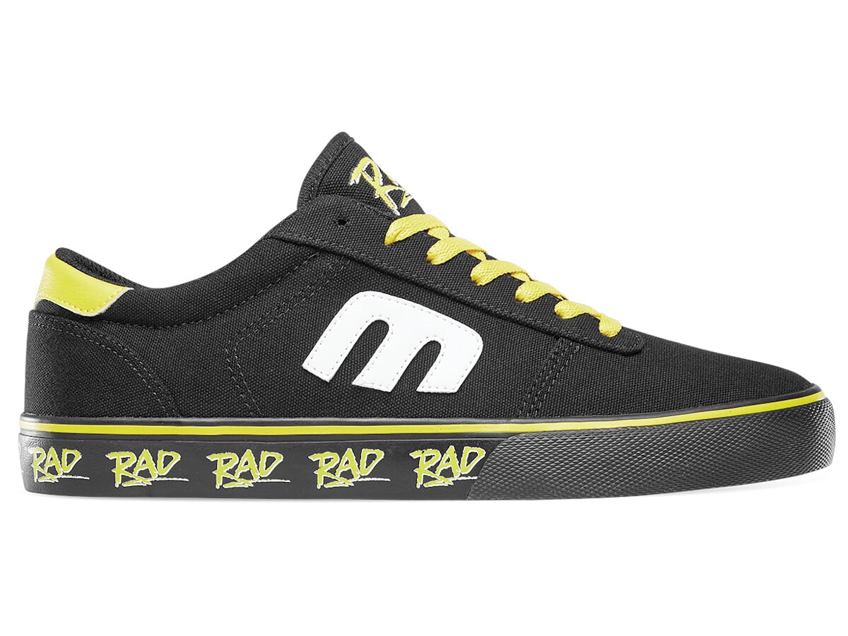 Etnies X RAD Calli Vulc Shoes - Black/Yellow | kunstform BMX Shop u0026  Mailorder - worldwide shipping