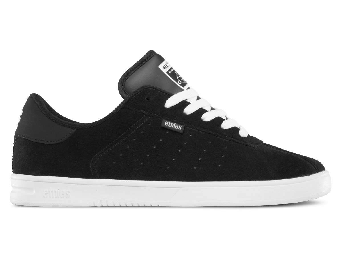 Etnies "The Scam" Shoes Black/White kunstform BMX Shop & Mailorder
