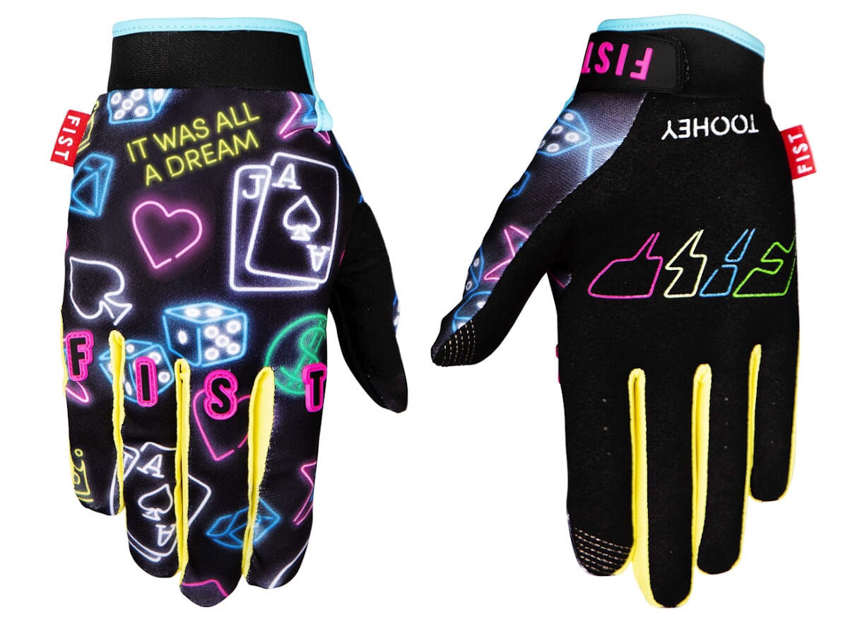 Kiddimoto Handschuhe Neon Pink Größe M GLV018M Laufrad Kinderhandschuhe 