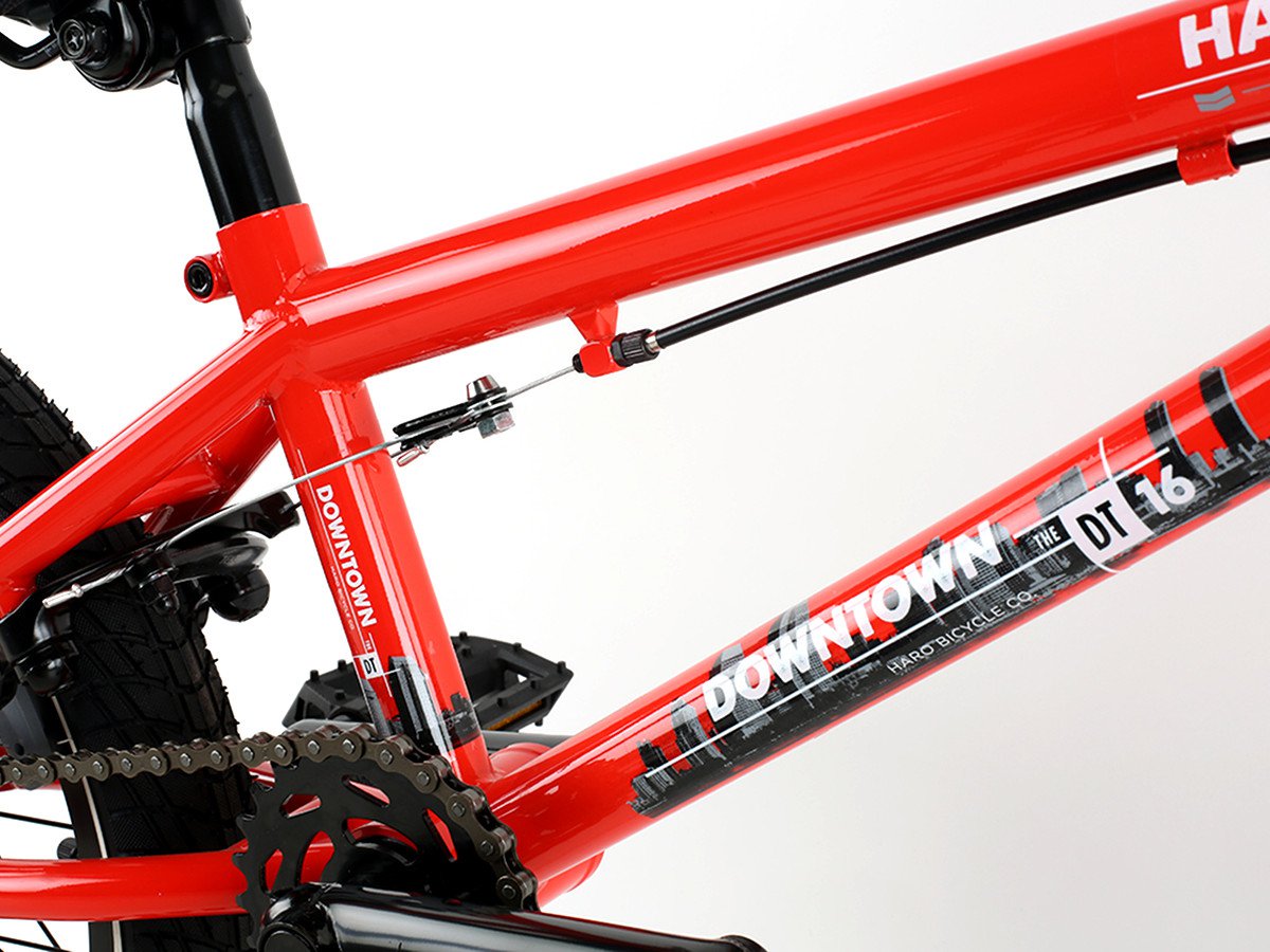 Haro Bikes "Downtown 16" 2017 BMX Bike 16 Inch Gloss Red