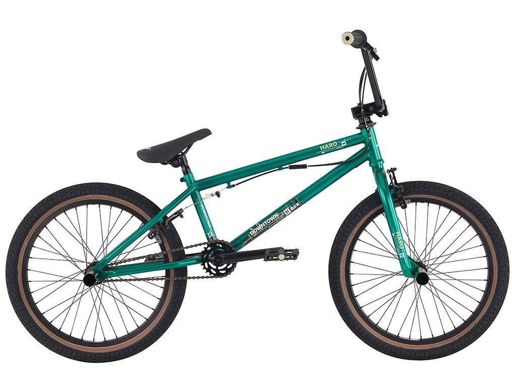 Haro Bikes "Downtown DLX" 2016 BMX Bike Gloss Metallic Green