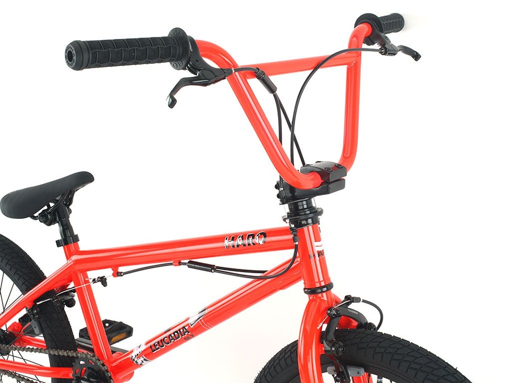 Haro Bikes "Leucadia DLX" 2016 BMX Bike - Gloss Neon Red | kunstform