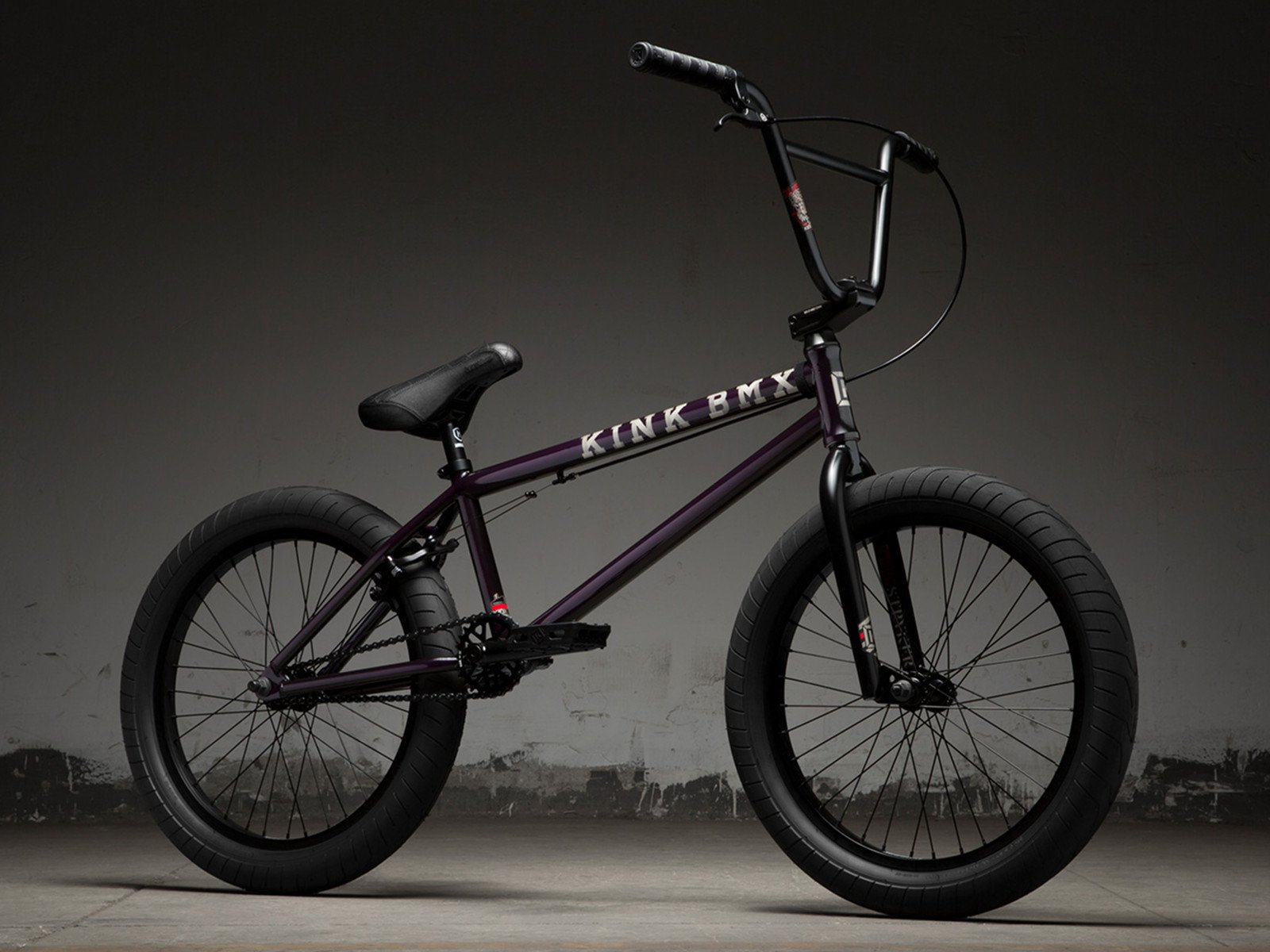 Kink Bikes "Gap XL" 2019 BMX Rad Gloss Trans Purple Edge Fade