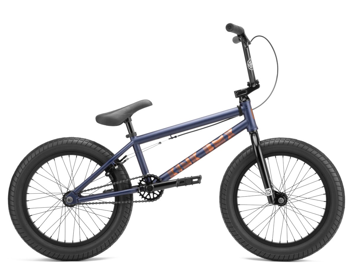 Kink Bikes "Kicker 2022 BMX Bike - Matte Midnight Blue | 18 Inch | kunstform BMX Shop & Mailorder - worldwide shipping