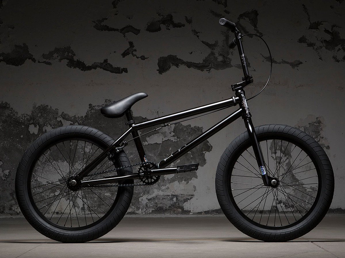 Kink Bikes "Launch" 2018 BMX Bike Gloss Trans Particle Black