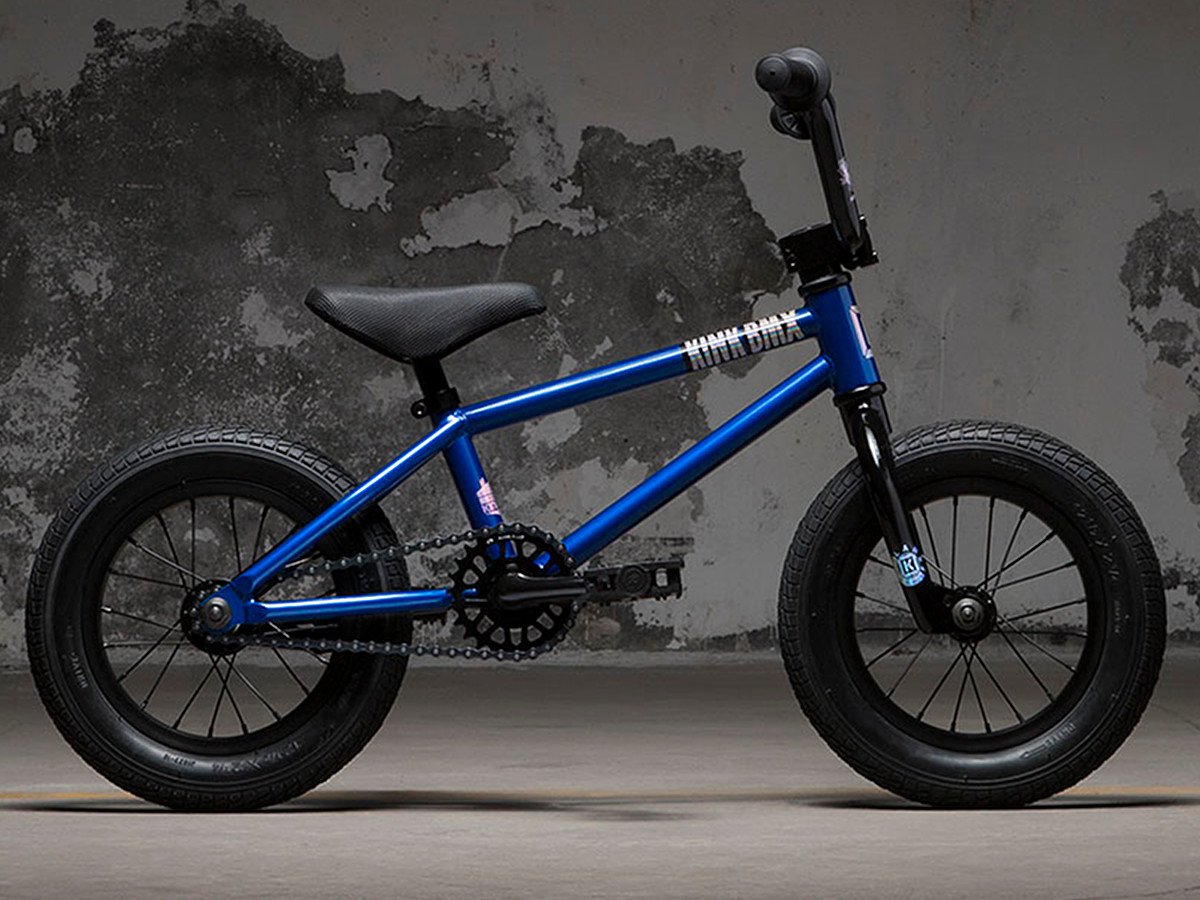 Kink Bikes "Roaster" 2018 BMX Rad Gloss Blue Chill 12 Zoll