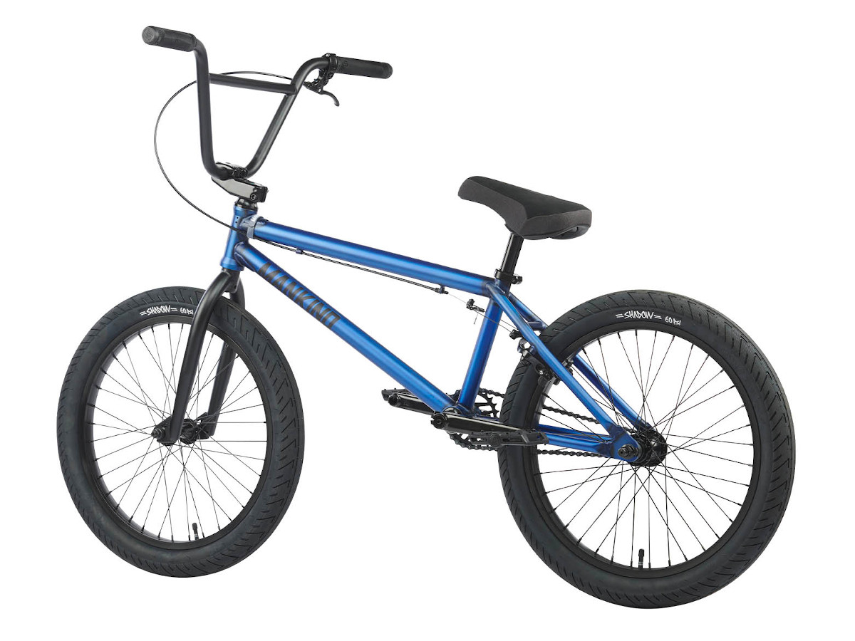 trans blue bmx frame