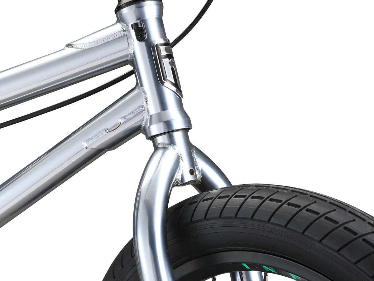 chrome bmx bike frame