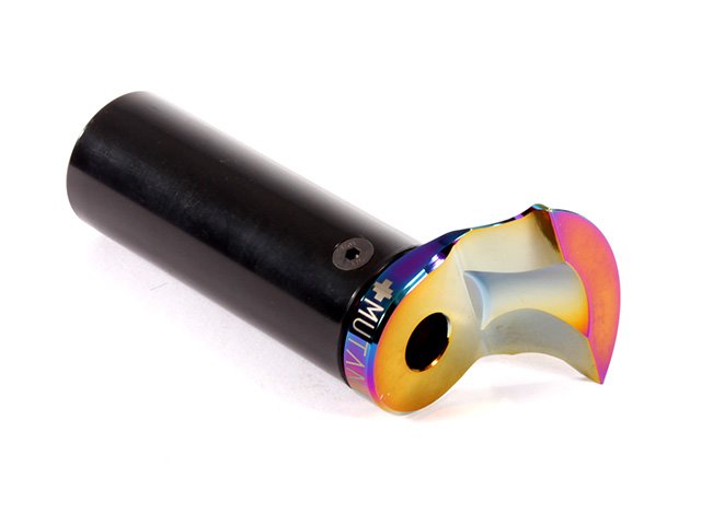 oil slick bmx grips