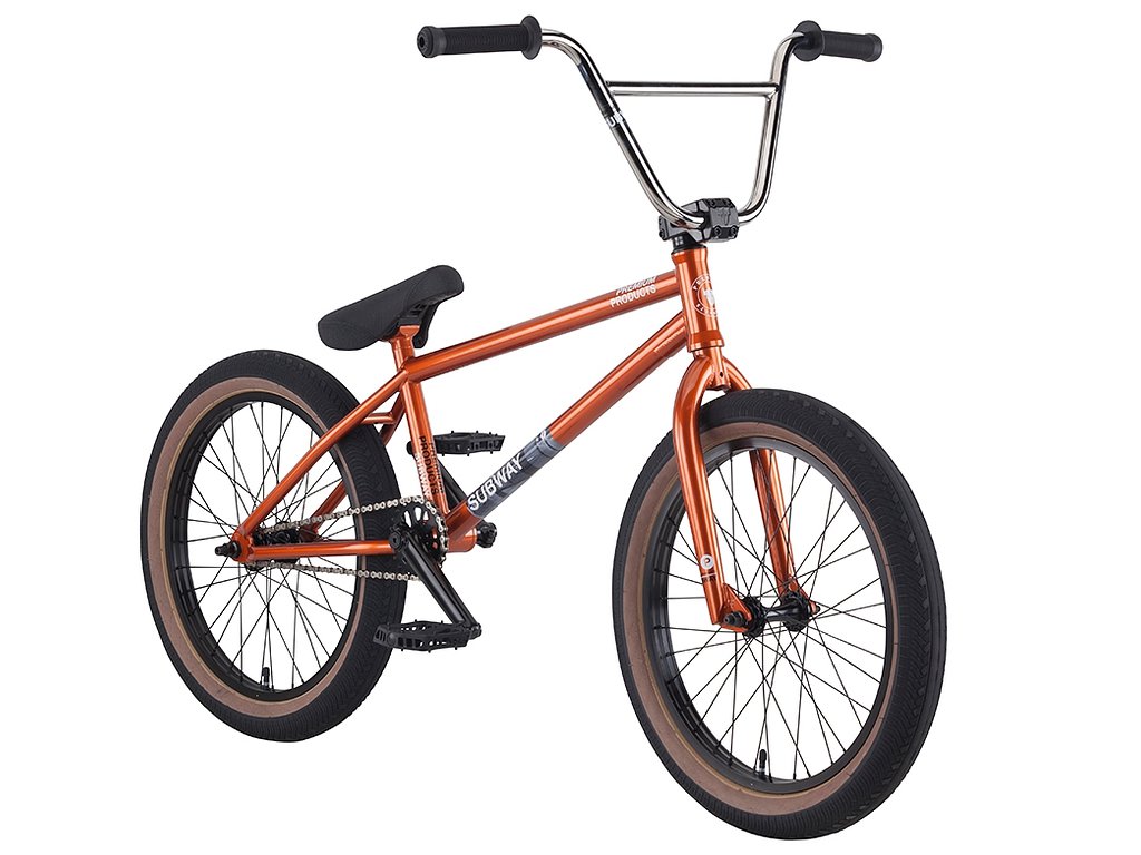 Premium "Subway" 2016 BMX Rad - Brakeless / Gloss Copper | kunstform ...