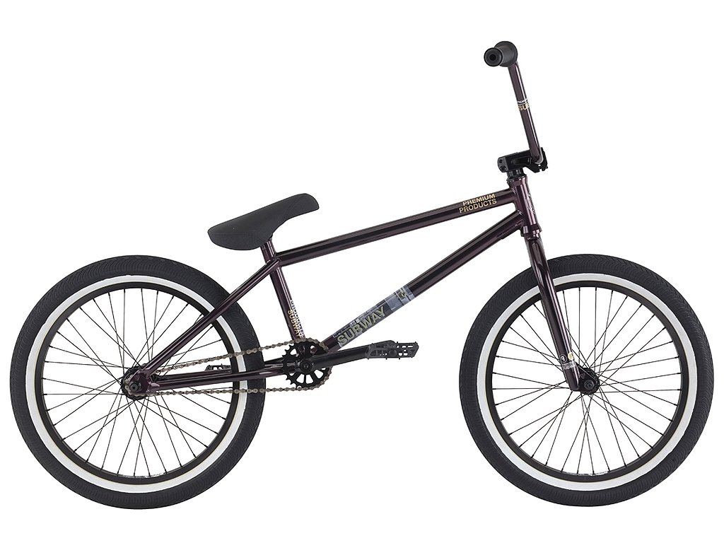 Premium "Subway" 2016 BMX Bike Brakeless / Gloss Sizzurp kunstform