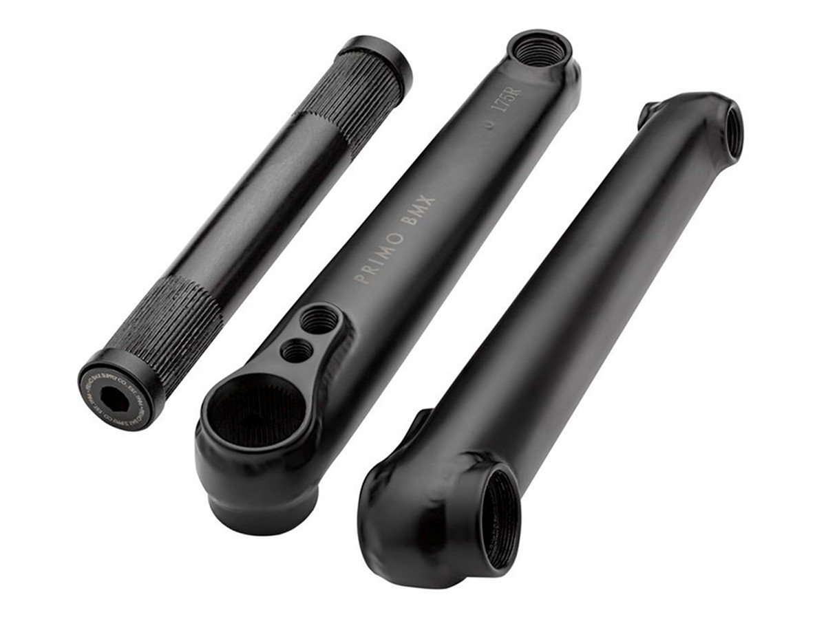 black bmx cranks