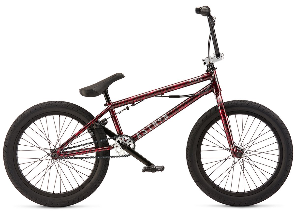 Radio Bikes "Astron" 2017 BMX Bike - Black/Red Splatter | kunstform BMX ...