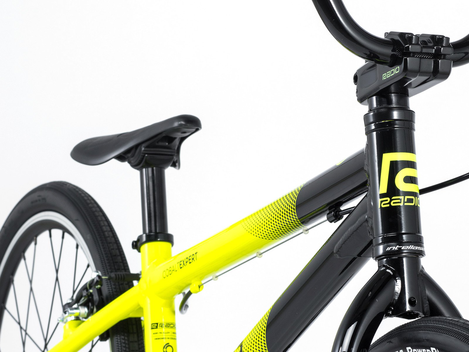 Radio Bikes "Cobalt Expert" 2019 BMX Race Bike Black/Neon Yellow