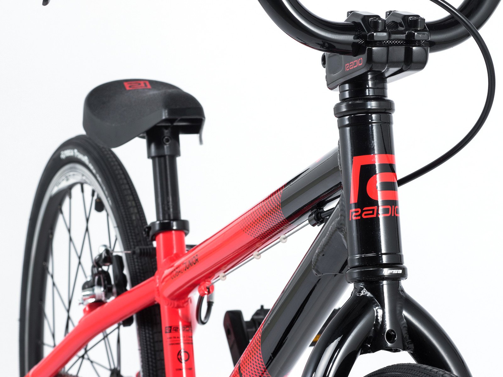 Radio Bikes "Cobalt Junior" 2019 BMX Race Bike Black/Red kunstform