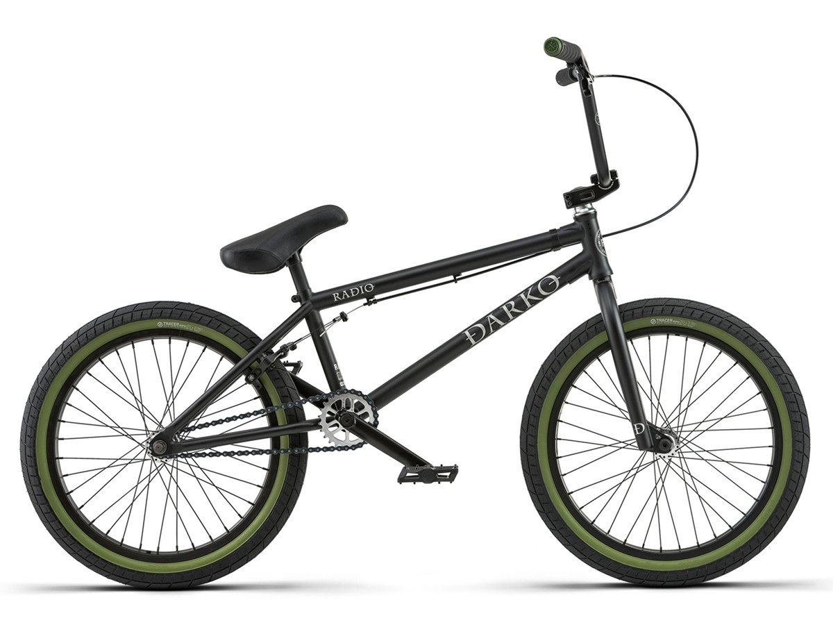 Radio Bikes "Darko" 2018 BMX Bike Matt Black kunstform BMX Shop