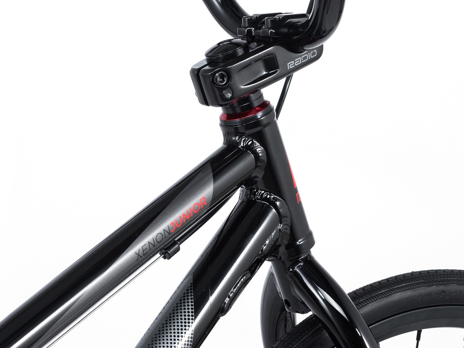 Radio Bikes "Xenon Junior" 2019 BMX Race Rad Black/Silver kunstform