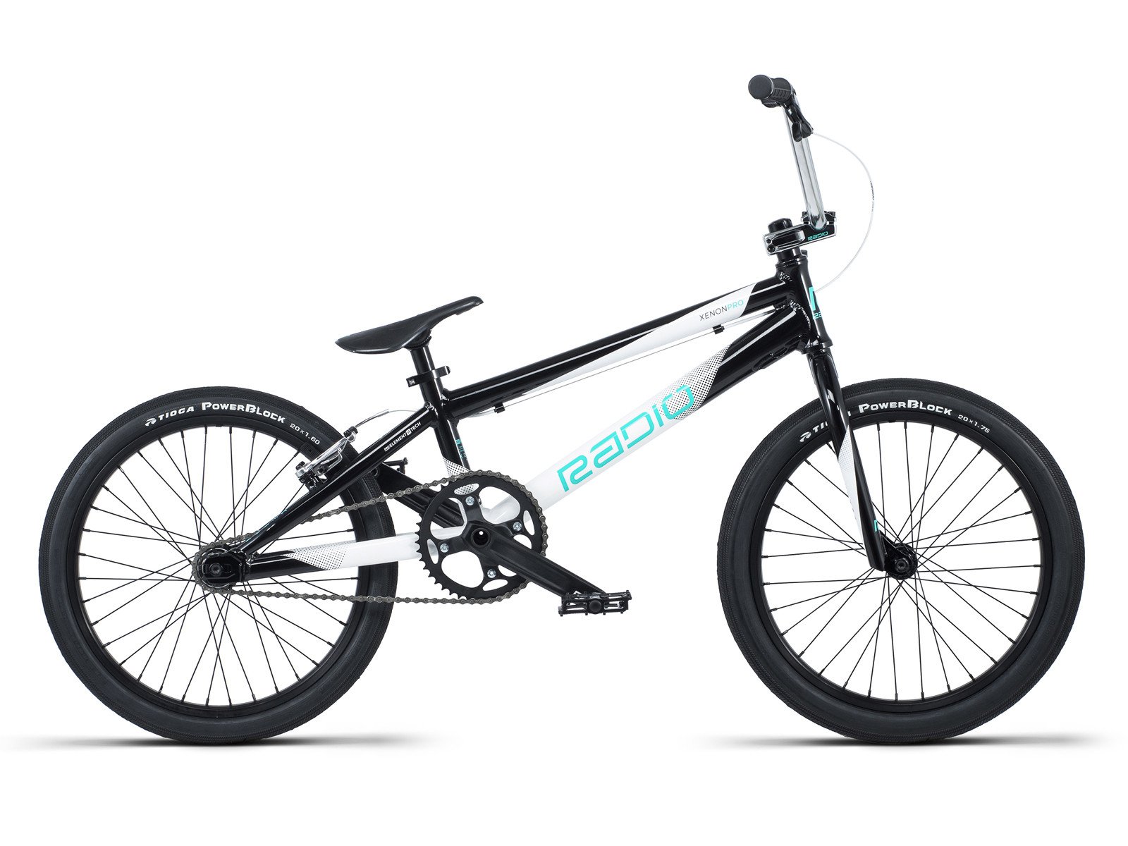 Radio Bikes "Xenon Pro" 2019 BMX Race Bike Black/White kunstform