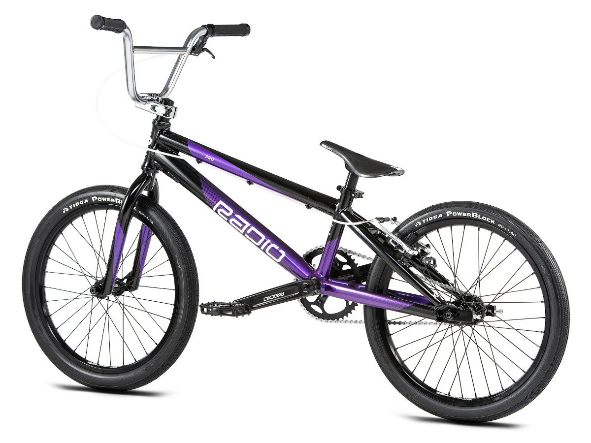 Radio Bikes "Xenon Pro" 2020 BMX Race Rad Black/Metallic Purple