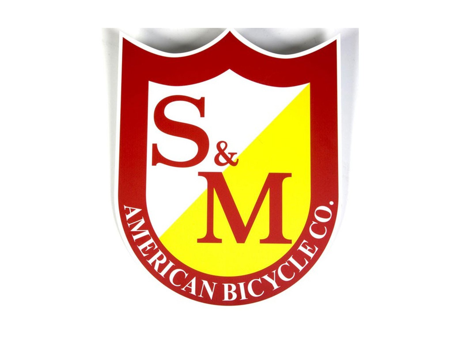 S M Bikes Big Shield Sticker Kunstform Bmx Shop Mailorder Worldwide Shipping S M Bikes Big Shield Sticker Kunstform Bmx Shop Mailorder Worldwide Shipping