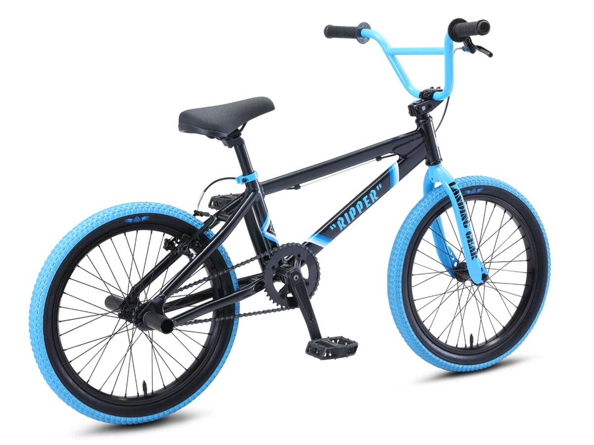 SE Bikes "Ripper" 2021 BMX Bike Black/Blue kunstform BMX Shop