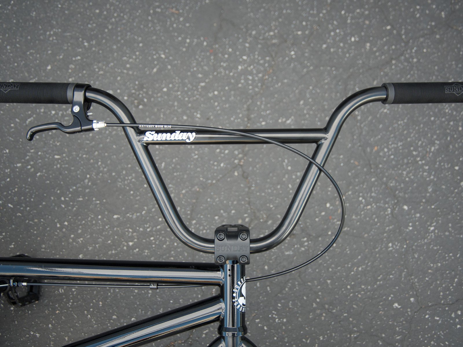 Sunday Bikes "Blueprint" 2018 BMX Bike Black kunstform BMX Shop