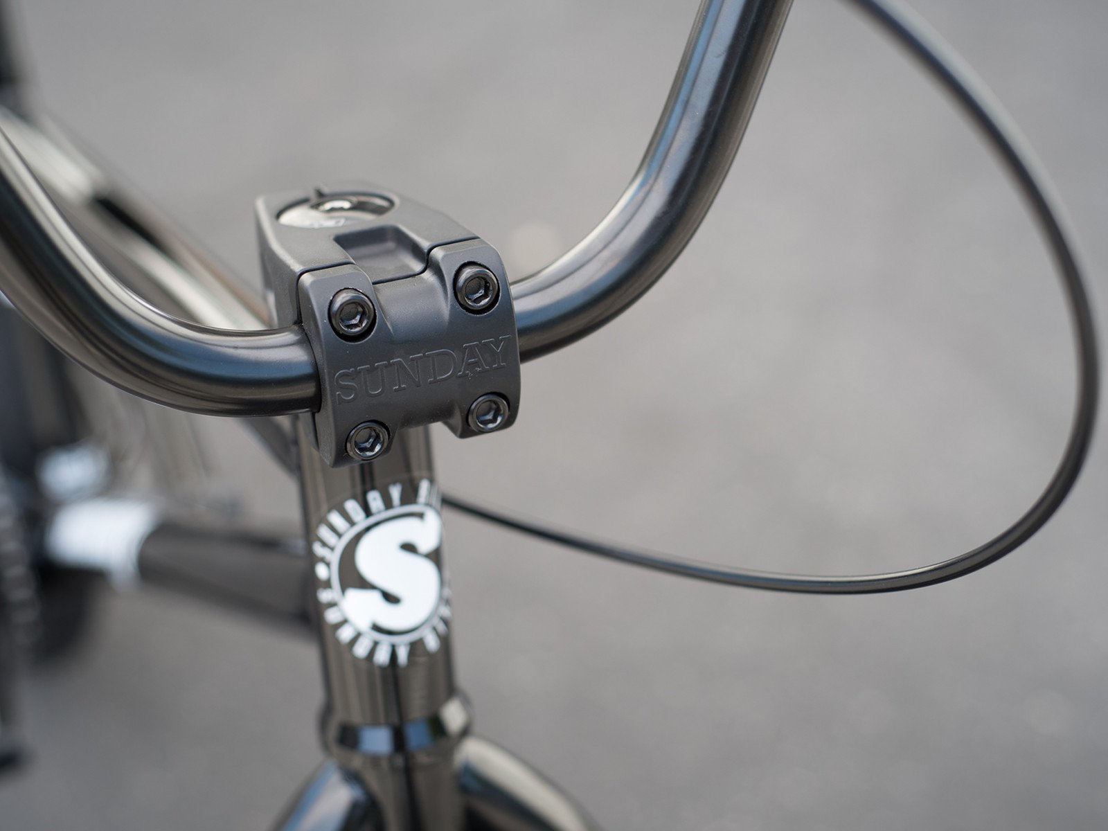 Sunday Bikes "Blueprint" 2018 BMX Bike Black kunstform BMX Shop