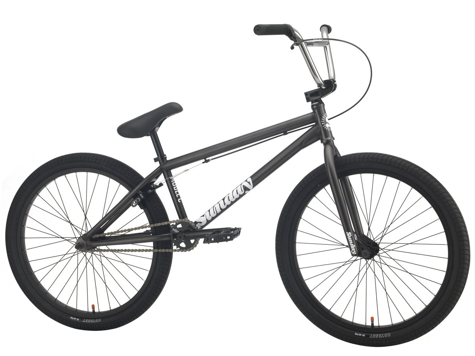 grey bmx bike