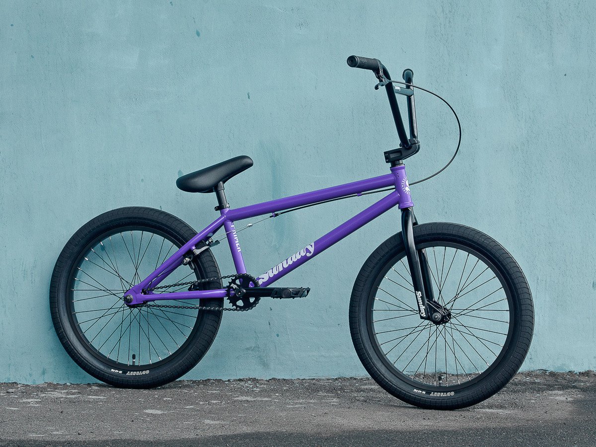 Sunday Bikes "Primer" 2019 BMX Rad Matte Grape Soda kunstform BMX