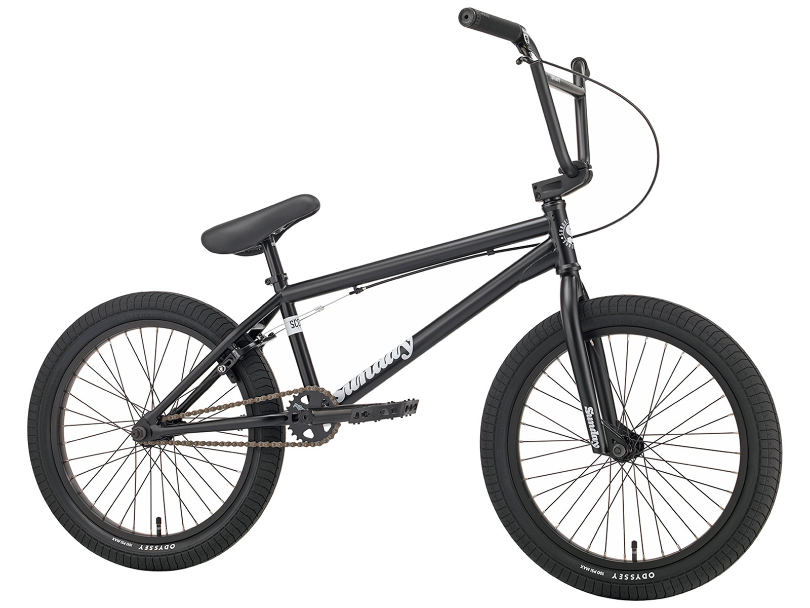 Sunday Bikes "Scout" 2018 BMX Bike Semi Matte Black kunstform BMX