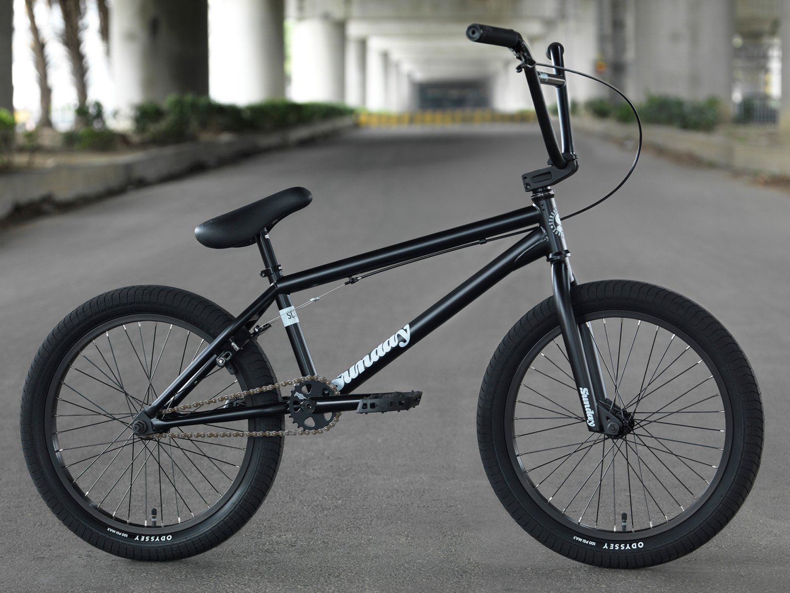 Sunday Bikes "Scout" 2018 BMX Bike Semi Matte Black kunstform BMX