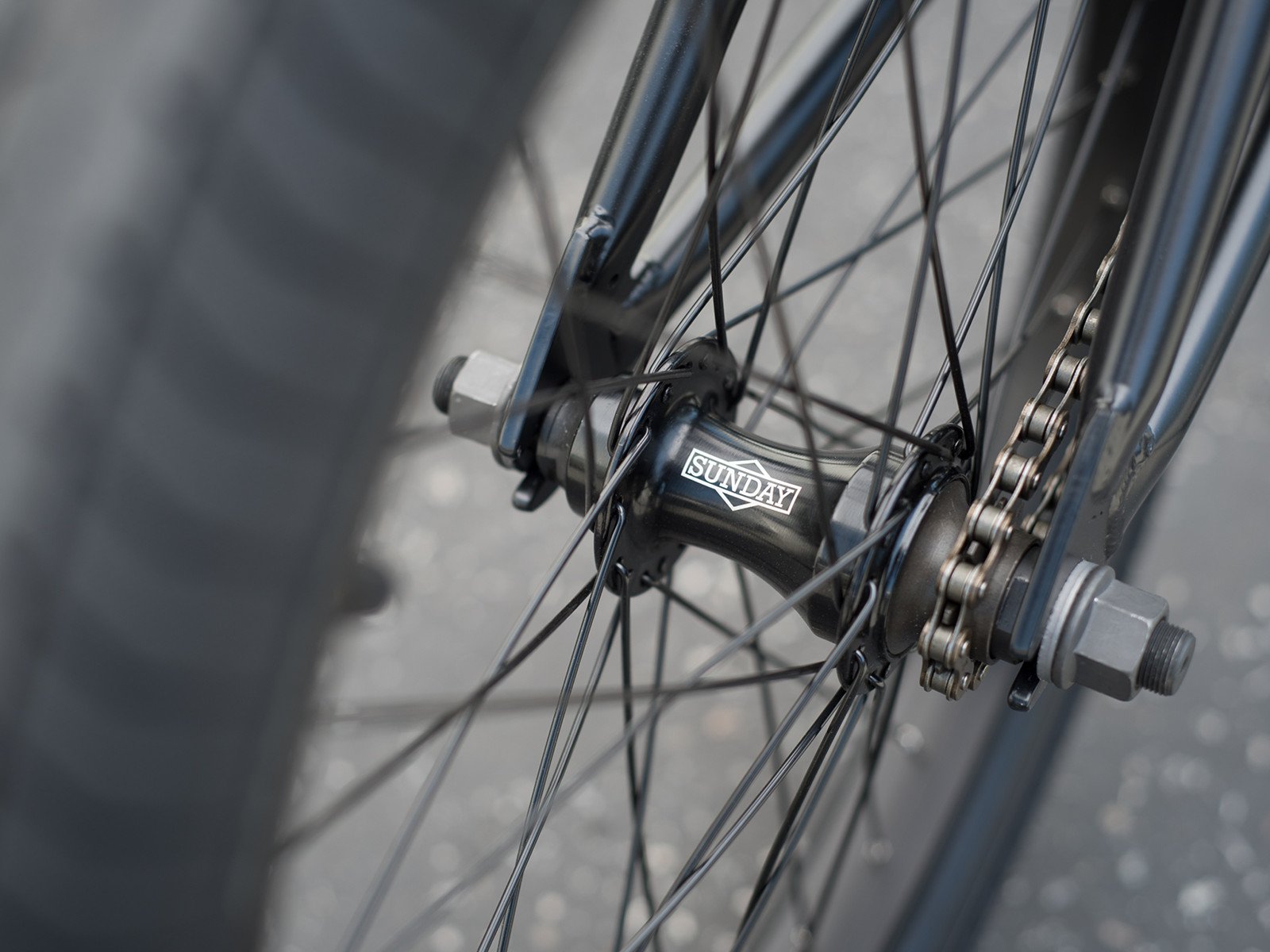 Sunday Bikes "Scout" 2018 BMX Bike Semi Matte Black kunstform BMX