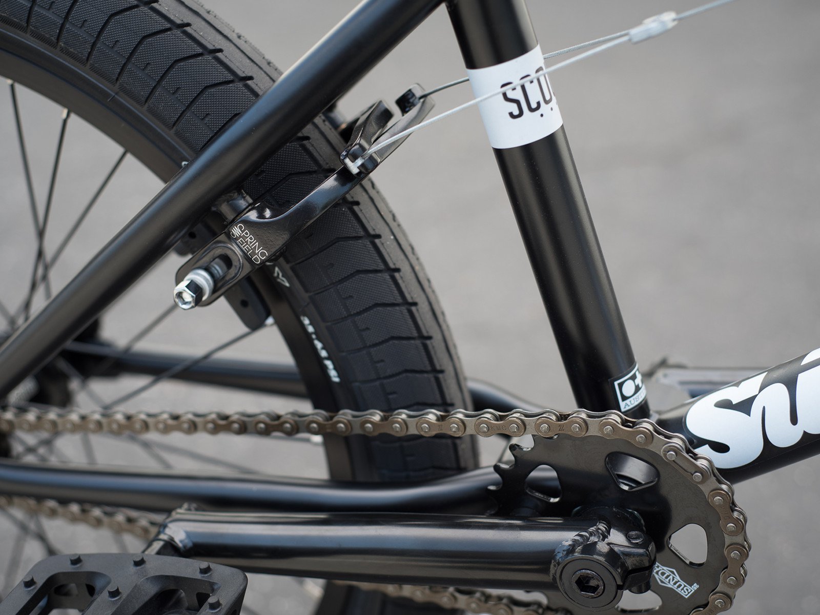 Sunday Bikes "Scout" 2018 BMX Bike Semi Matte Black kunstform BMX